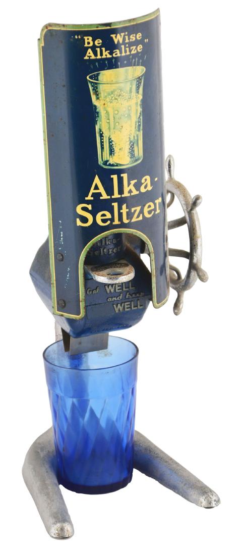 Alka Seltzer Tablet Dispenser And Cup. (1 of 4)