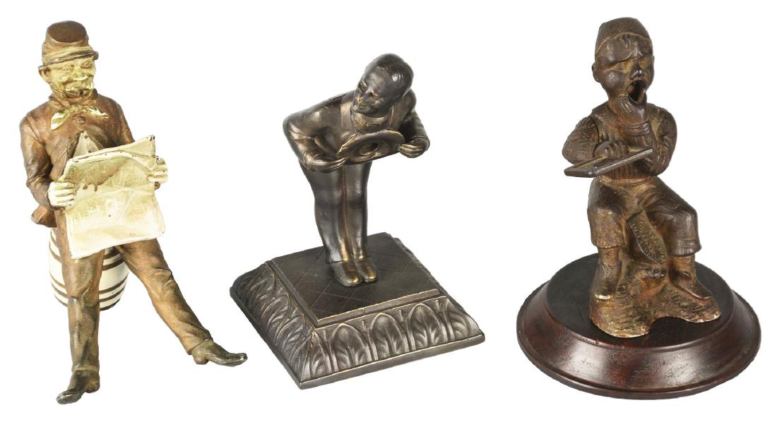 Lot Of 3: Figural Cigar Cutters And Lighter. (1 of 6)