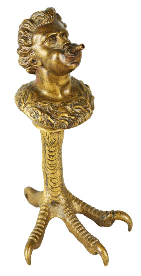 Late 19th Century Figural Young Boy Cigar Lighter. (1 of 6)