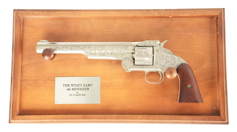 Wyatt Earp .44 Revolver Replica By Franklin Mint.