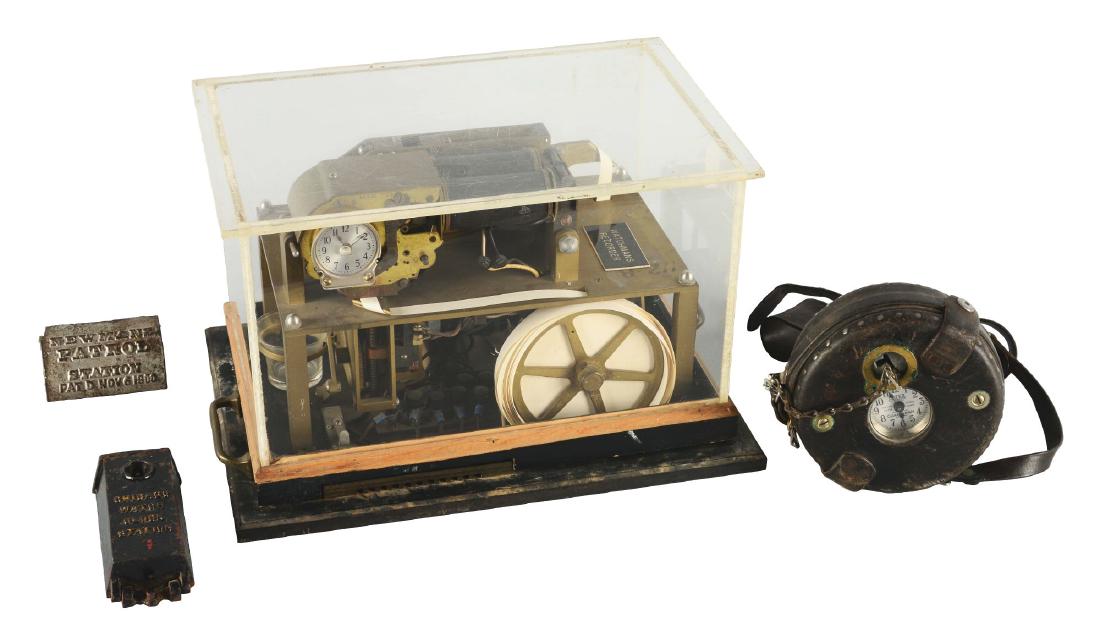 Lot Of 4: Night Watchman Central Recorder With Clock. (1 of 4)