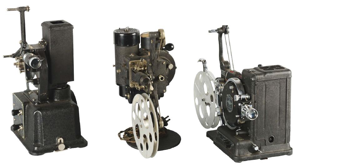 Lot Of 3: 1920s 16mm Film Projectors. (1 of 4)