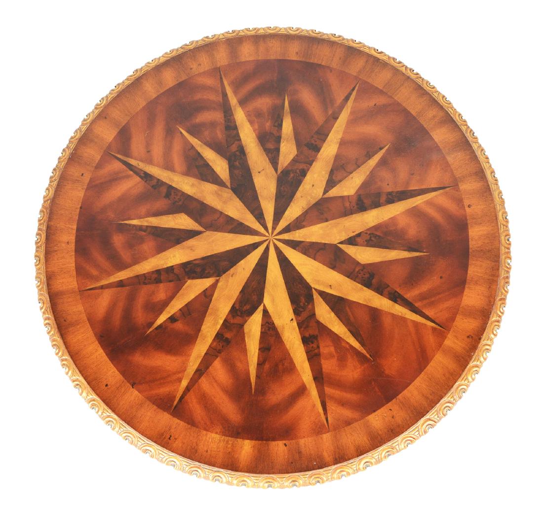 Maitland-Smith Compass Rose Lazy Susan Table Top. (1 of 5)