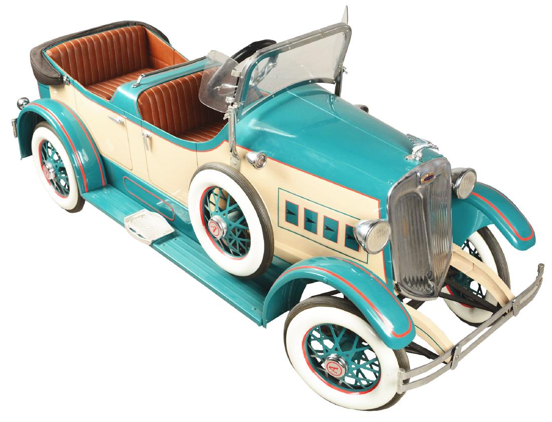 American National Co. Lincoln Tandem Pedal Car. (1 of 5)