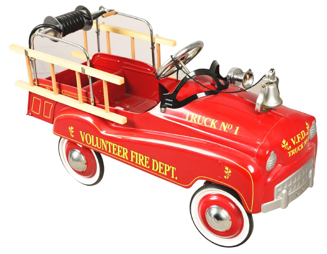 Pressed Steel Gearbox V.F.D. Truck No. 1 Pedal Car. (1 of 5)