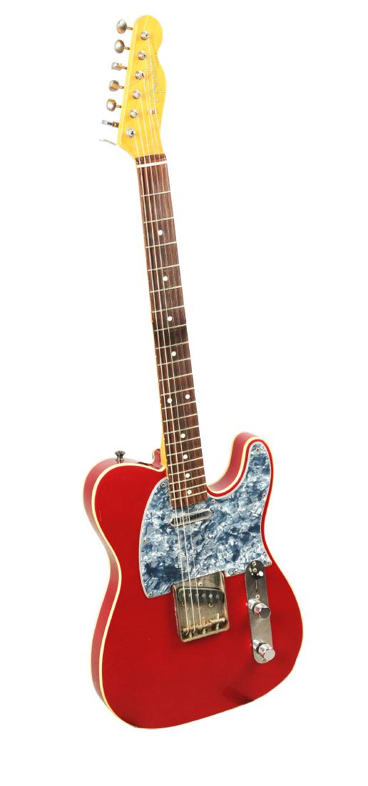 Red Fender Telecaster Electric Guitar. (1 of 7)