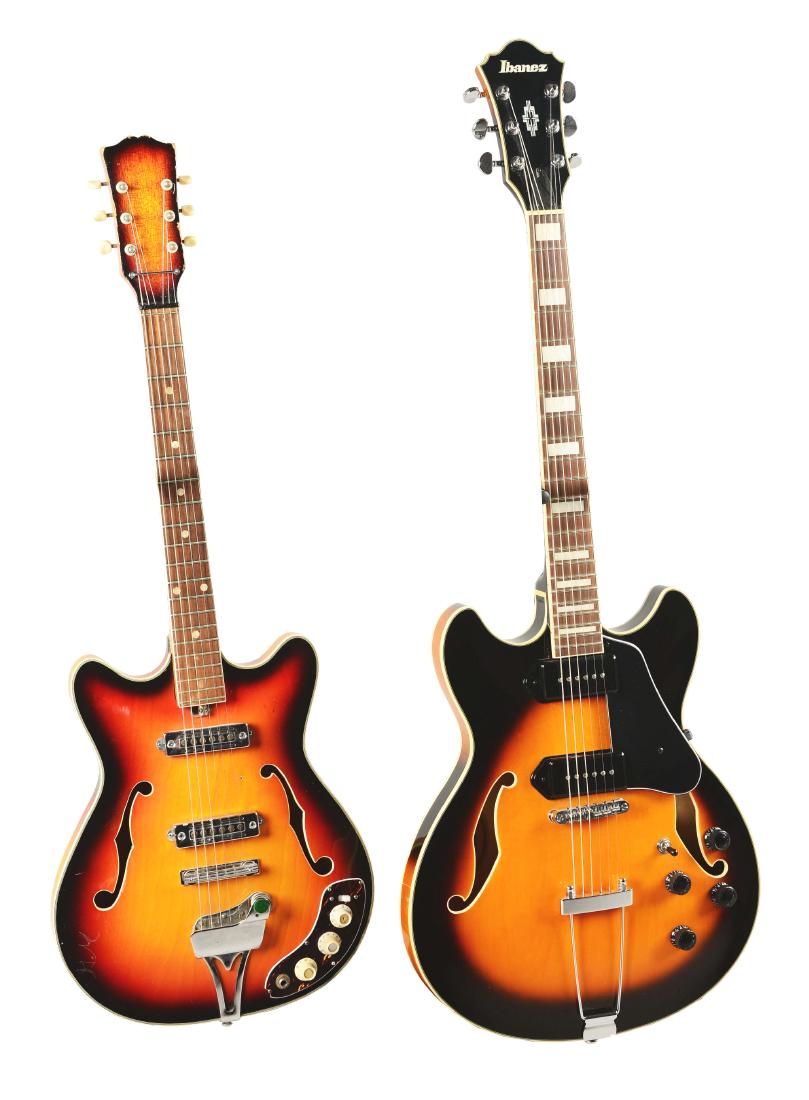 Lot Of 2: Hollow-Body Electric Guitars. (1 of 6)