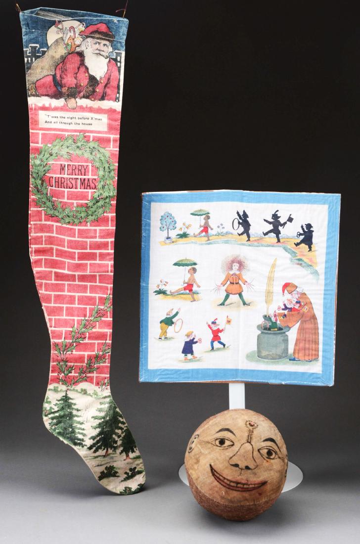 Lot Of 3: Christmas Stocking, Handkerchief and Rare (1 of 1)