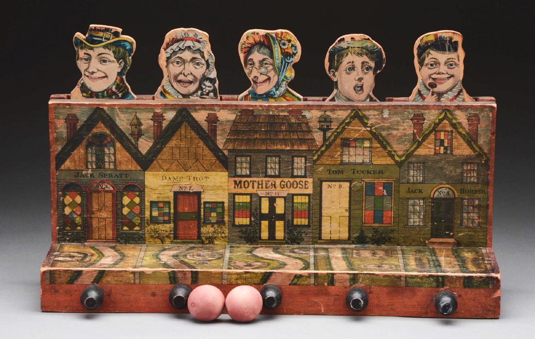 Wooden Target Game with Two Balls. (1 of 2)