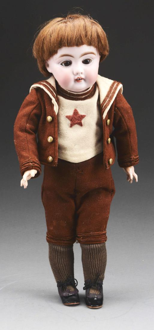Bisque Head Boy Doll. (1 of 3)