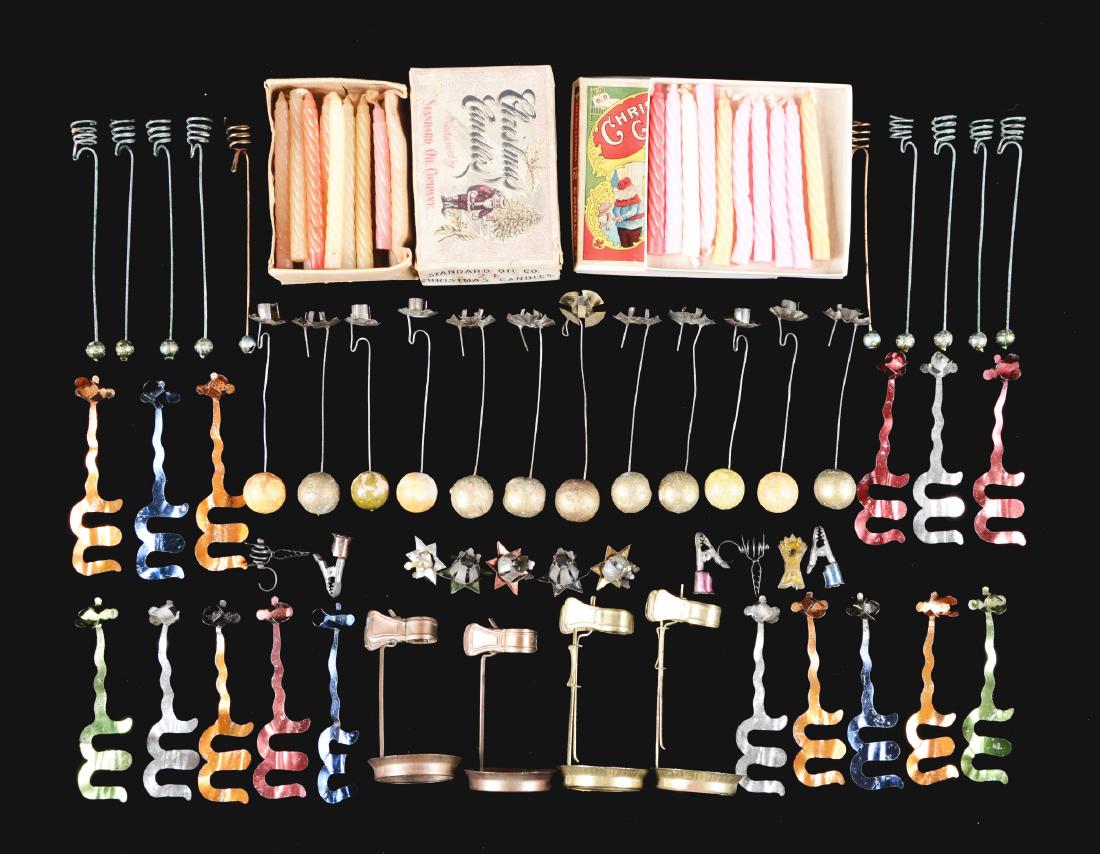 Large Lot Of 40+: Early Christmas Candle Holders & (1 of 1)