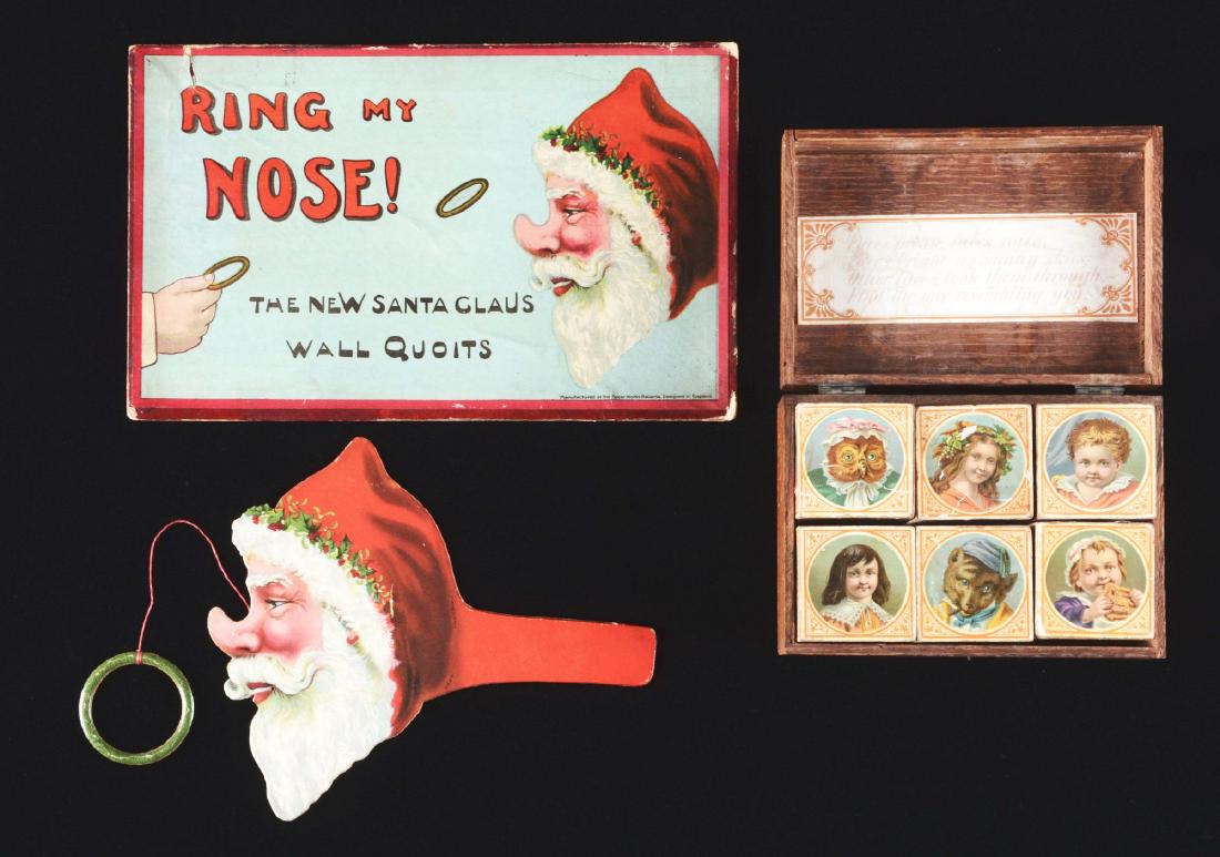 Sears “Ring My Nose” Christmas Game & Blocks (1 of 1)