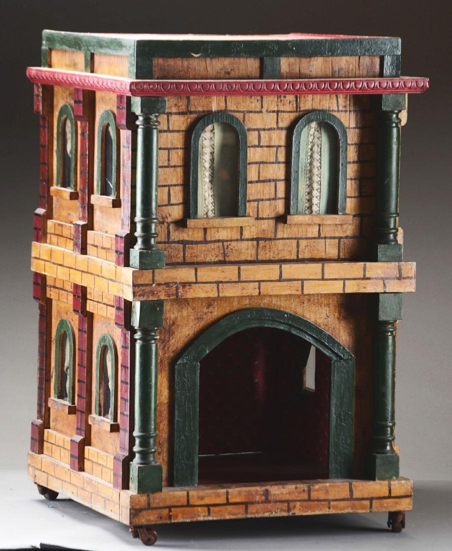 English Model Wooden Doll House. (1 of 3)