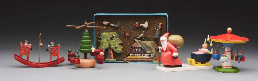 Lot Of 6: Erzgebirge Toys. (1 of 2)