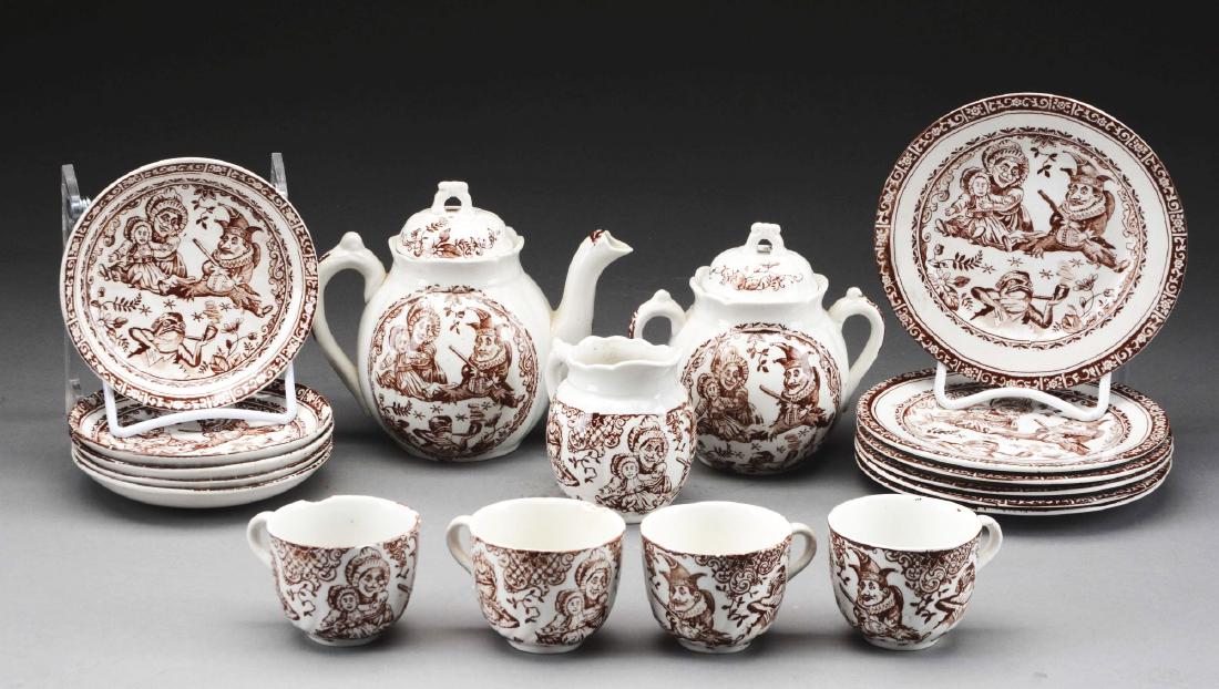 Lot Of 15: Child's Punch & Judy Tea Set. (1 of 1)