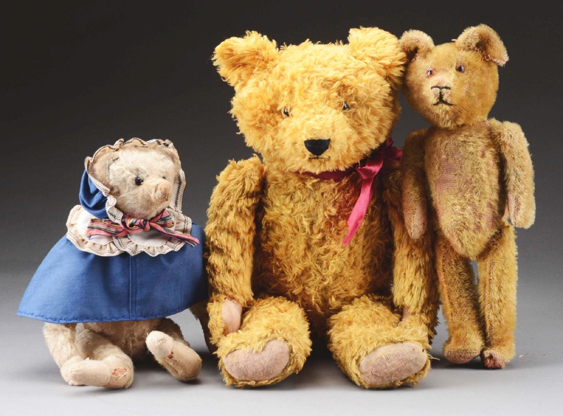 Lot Of 3: Assorted Stuffed Bears. (1 of 1)