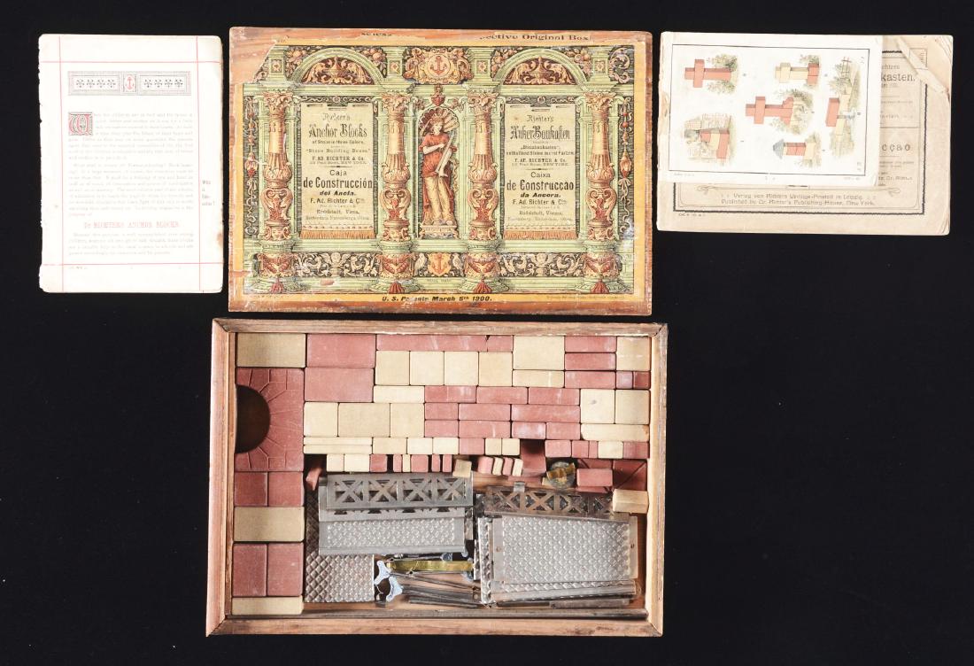 Box Of Blocks In Wooden Box. (1 of 1)