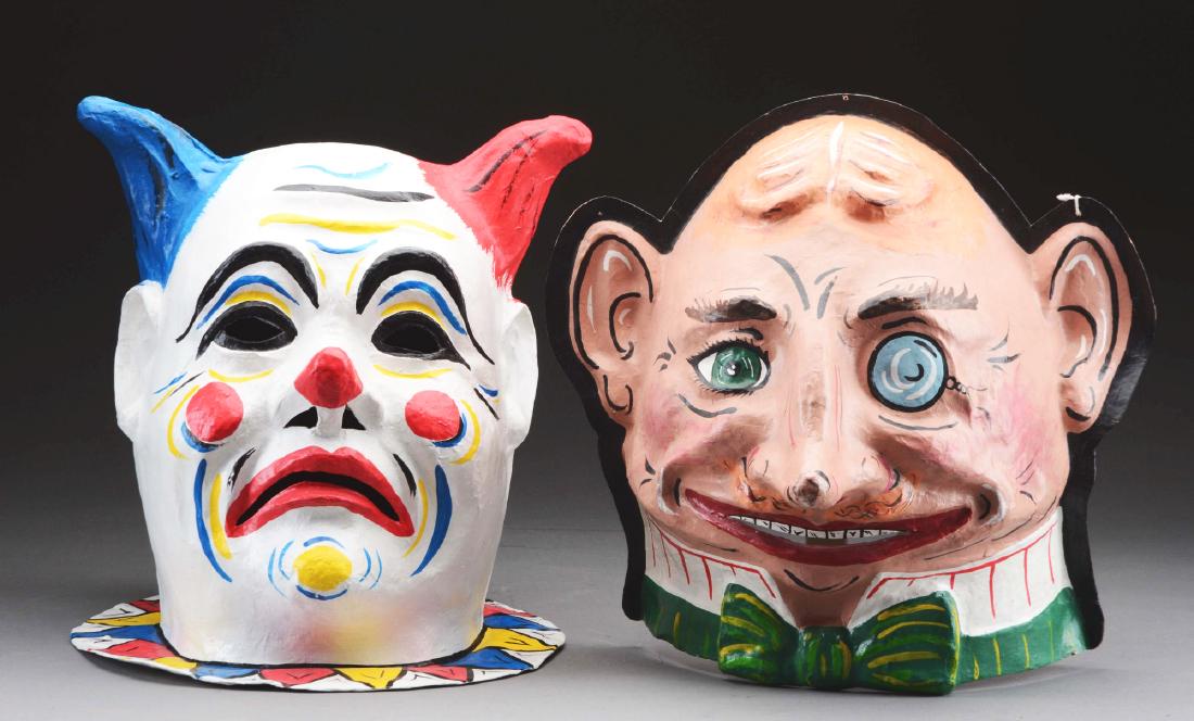 Lot of 2: Swiss Clown Masks. (1 of 2)