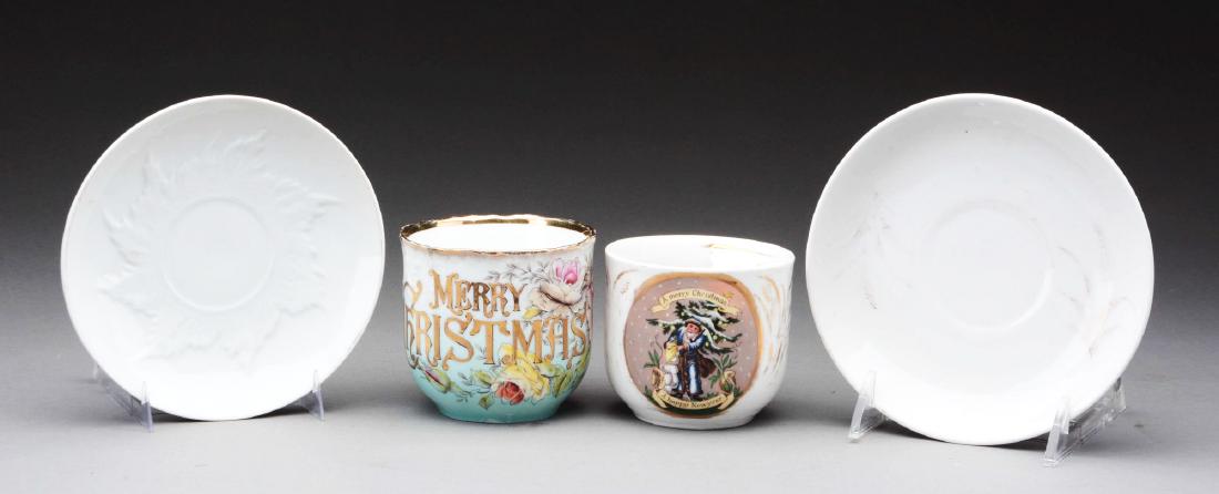 Lot Of 2: Pair Of Tea Cups with Saucers. (1 of 2)