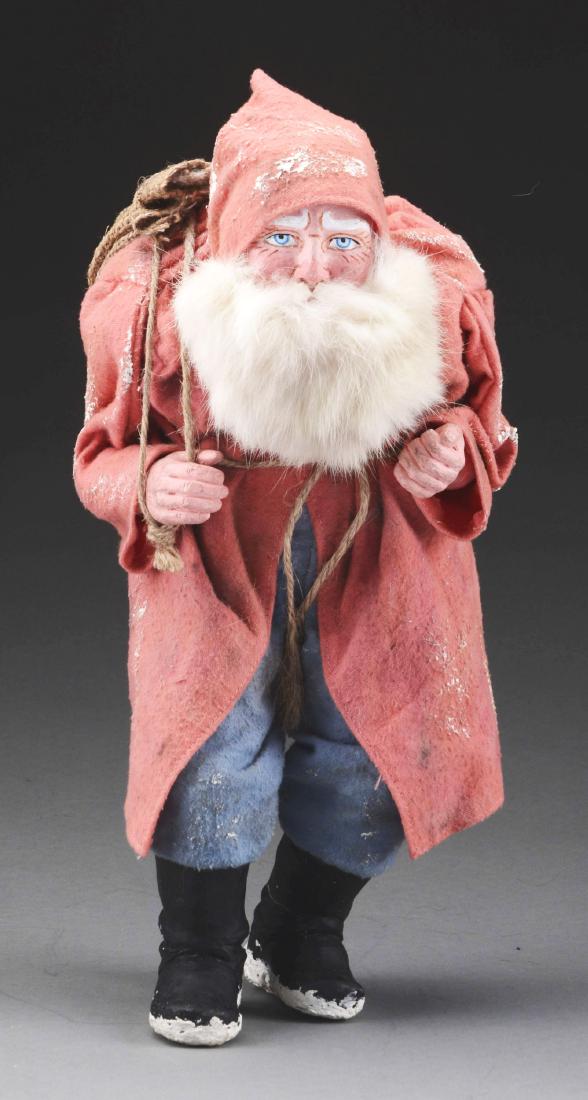 Hunched Santa Claus Figure By Artist Elizabeth Werner. (1 of 2)