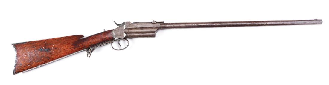 (A) Very Rare Armstrong & Taylor Swivel Breech Single: Armstrong & Taylor of Augusta, Kentucky, was a partnership of James W. Armstrong and John Taylor, co-patentees of a firearm protected by US Patent 37025 of November 1862. One gun was submitted to the