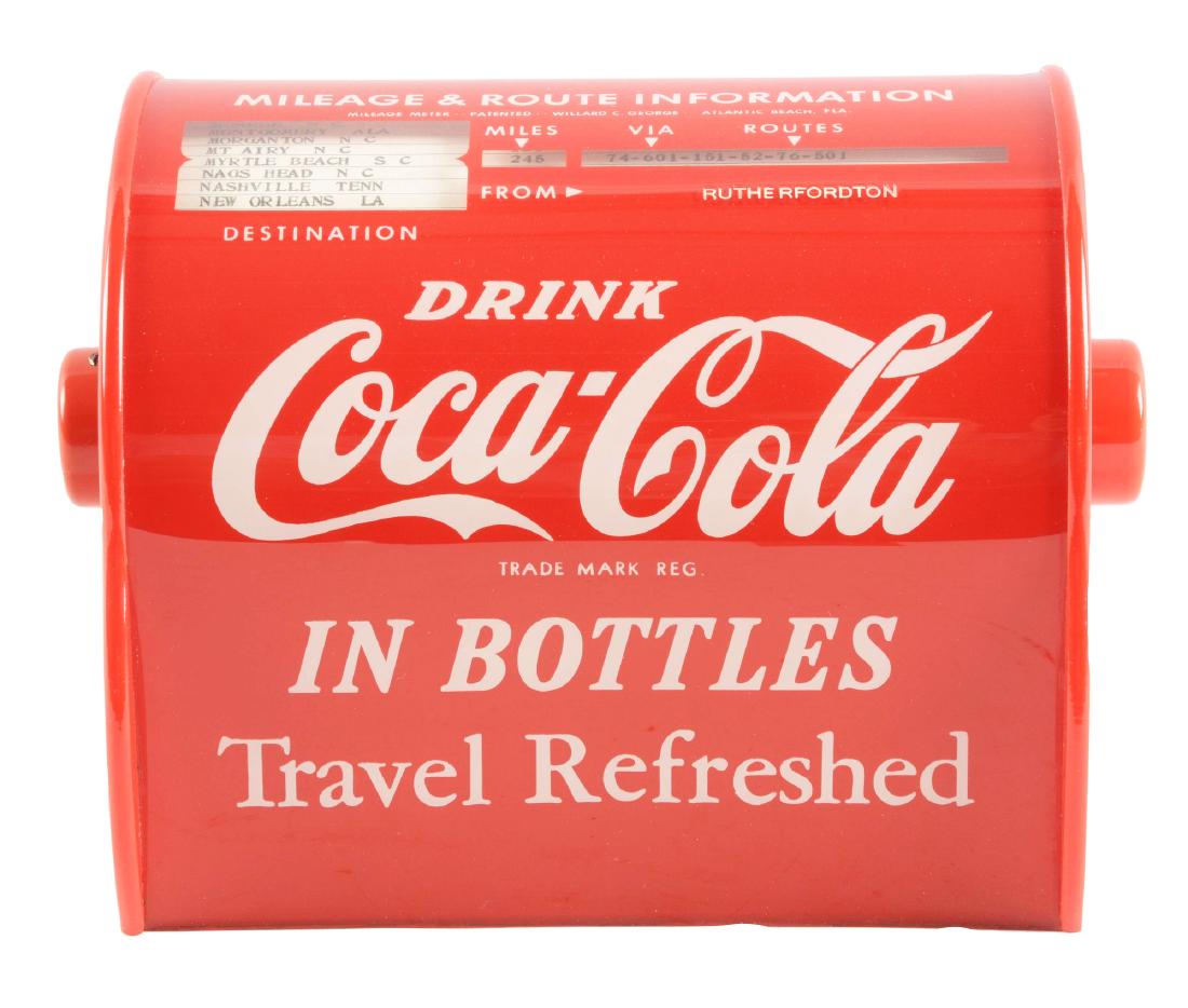 Coca-Cola 1950's Mileage & Route Meter. (1 of 5)