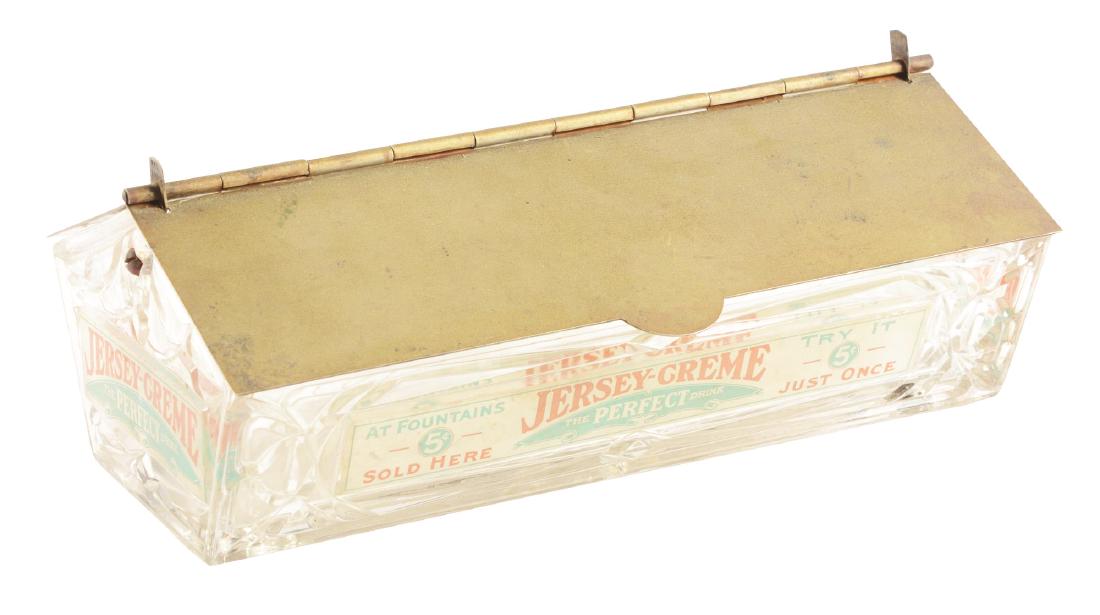 Jersey-Creme Soda Glass Straw Holder. (1 of 4)