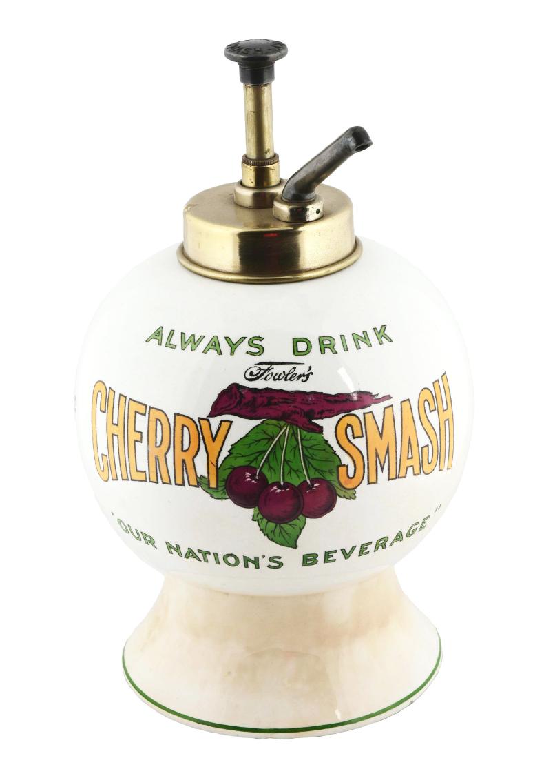 5¢ "Always Drink Fowler's" Cherry Smash Syrup (1 of 4)