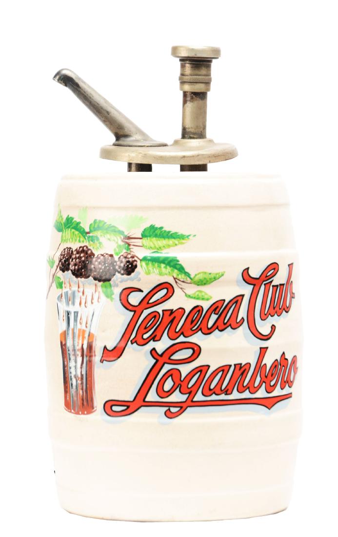 Seneca Club Loganbero Ceramic Syrup Dispenser. (1 of 7)