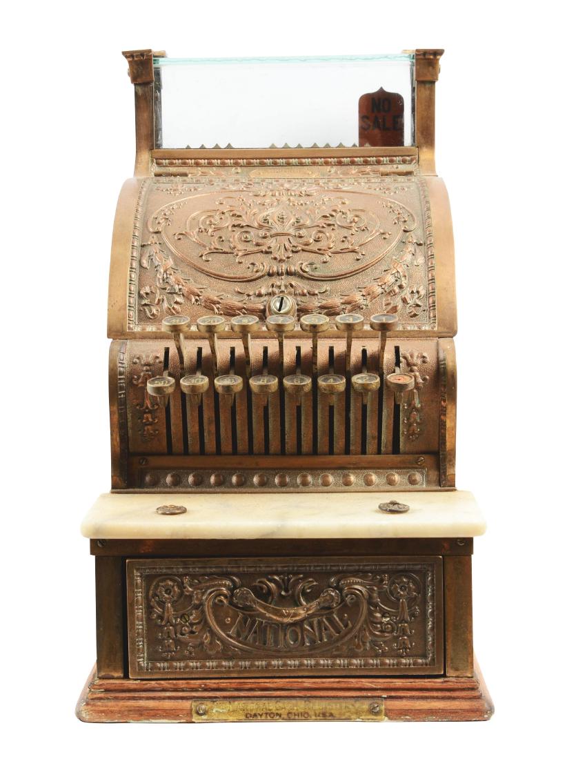 Model 312 Brass National Cash Register.