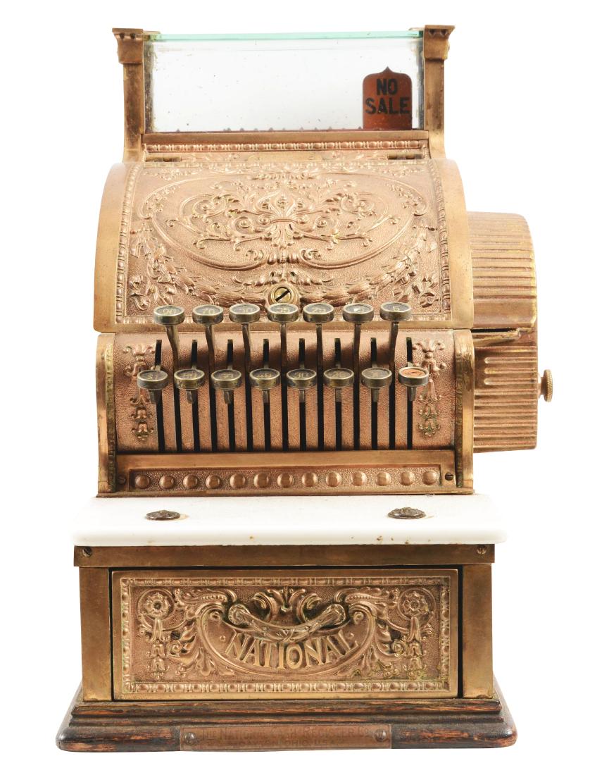 Brass National Cash Register Model 317.