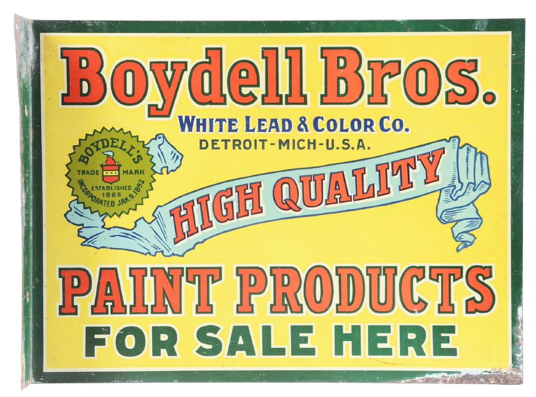 Boydell Bros. Paint Advertising Flange Sign. (1 of 2)