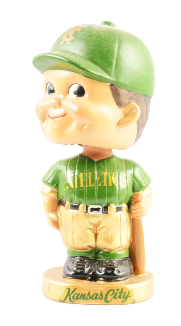 Very Scarce Kansas City Athletics Gold Base Boy Face (1 of 2)