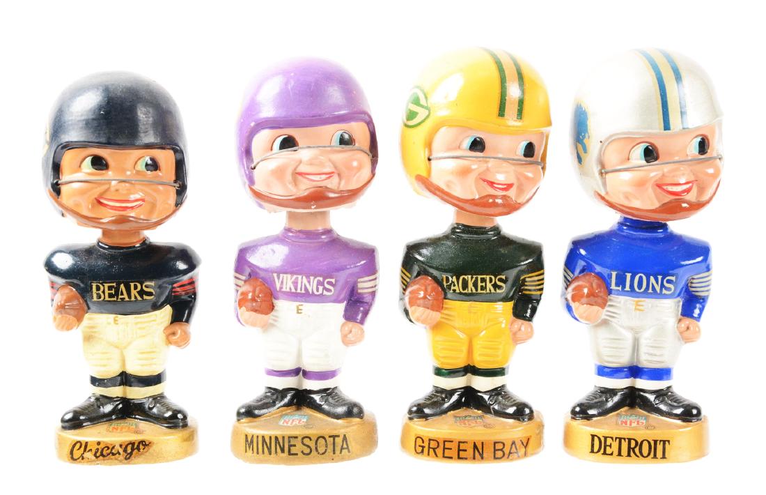 Lot Of 4: 1968-1970 Merger Series Gold Round Base Boy (1 of 1)