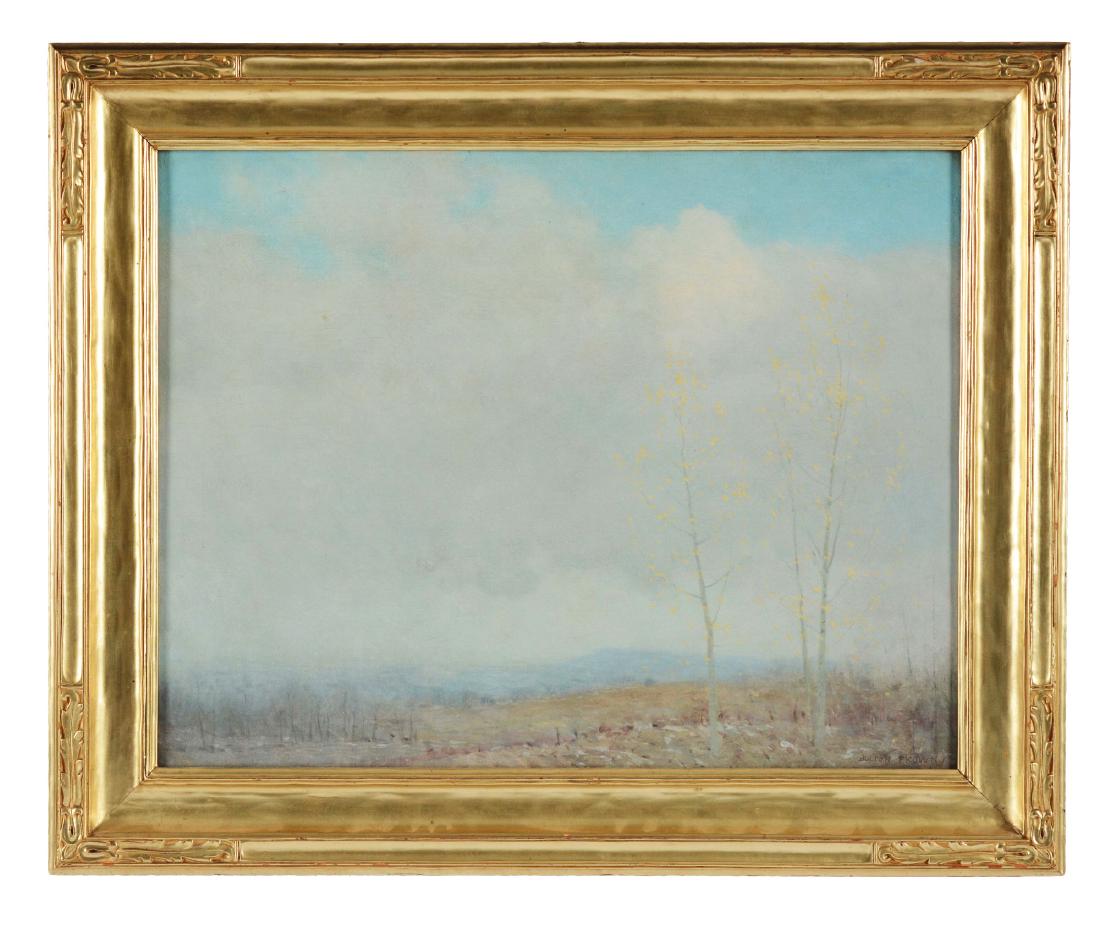 BOLTON COIT BROWN (American, 1864-1963) "COMING WINTER: Titled on gallery label affixed to backing board. Provenance: Louis Paltz Galleries, New York. Artist: BOLTON COIT BROWN (American, 1864-1963) Condition: Good with minor touch up and craquelure. Frame