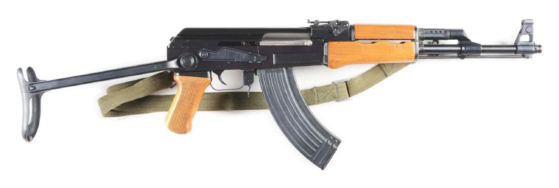 (M) Poly-Tech Legend Underfolder Semi-Automatic Rifle.: Built along the lines of your standard SKS Soviet Union type military rifle, this is essentially a magazine fed semi-automatic clone of the AK-47. Features milled receiver, three piece stock set, unde