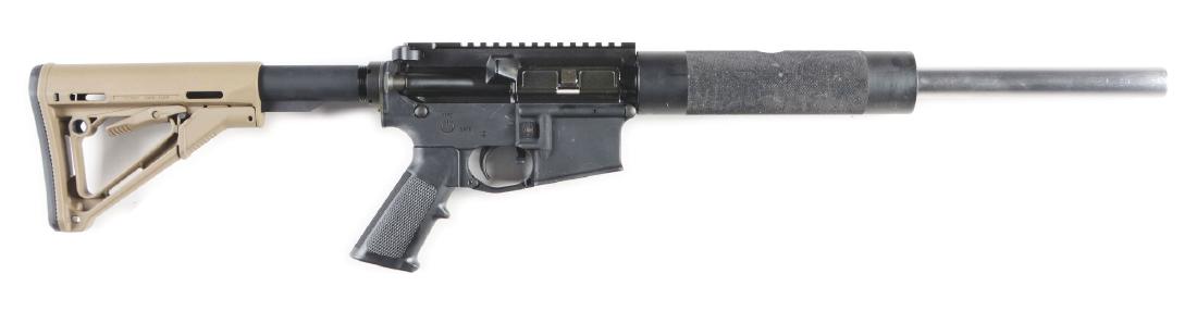 (M) Stag Arms AR-15 with SSK Upper in .300 Whisper.: This rifle is built on the AR15 platform by Stag Arms with an SSK Upper in a frequently unseen caliber. Features a flat top picatinny rail, knurled cylindrical forearm, black composite buttplate, stai