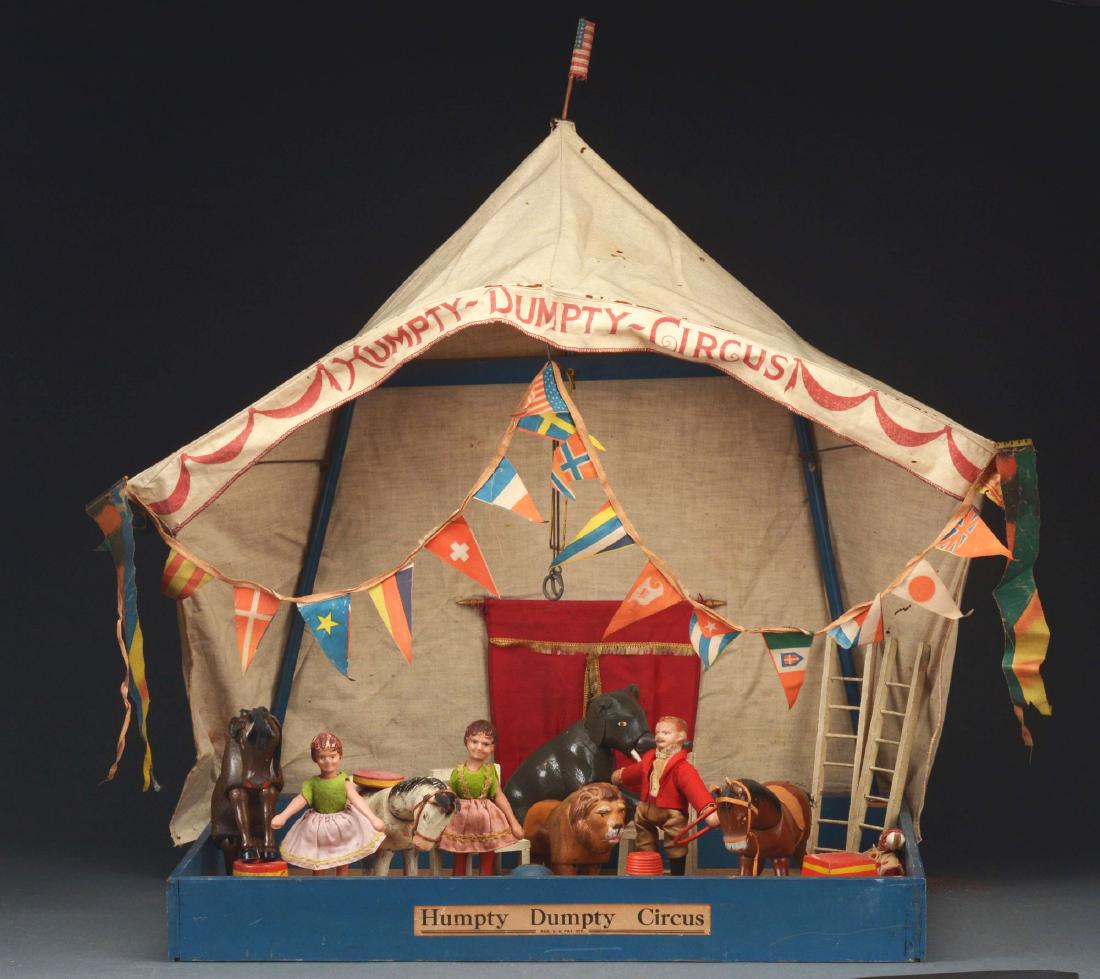 Reduced Size Schoenhut Humpty Dumpty Circus in Box. (1 of 3)