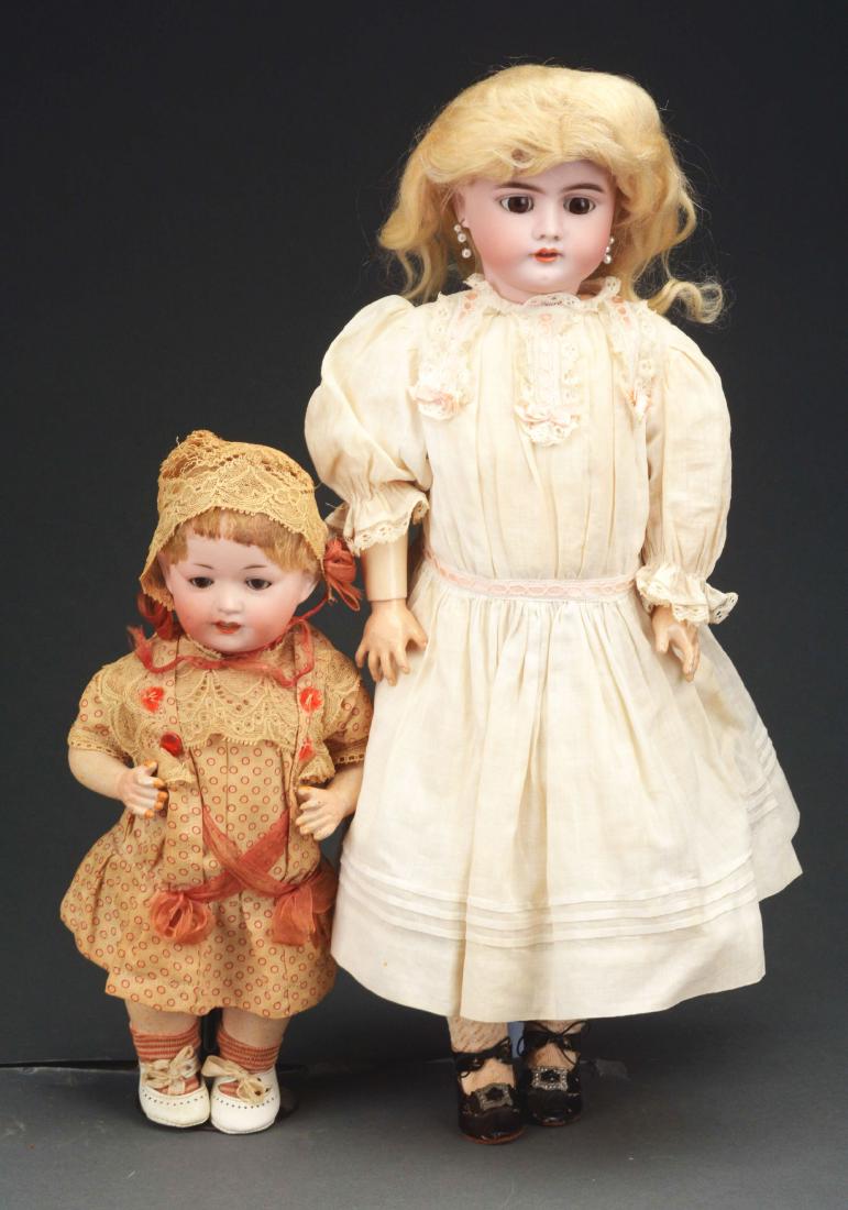 Lot of 2: E. Heubach & Handwerck Dolls. (1 of 3)