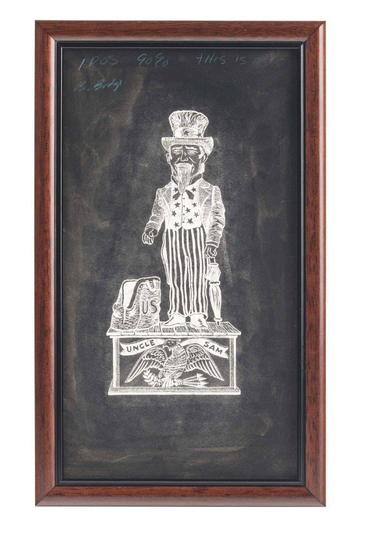 Original Uncle Sam Lithograph Drawing. (1 of 4)