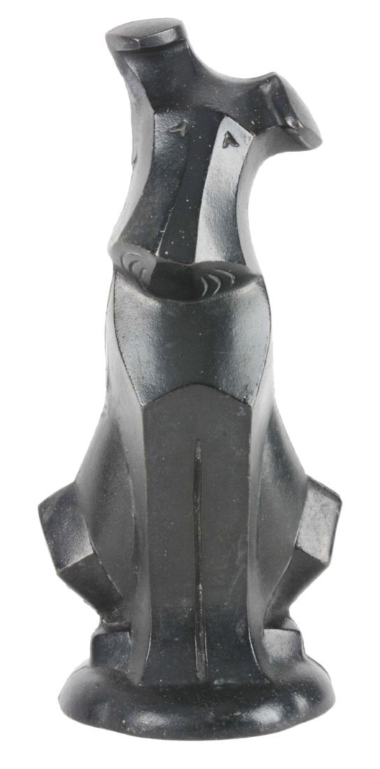 Cast Iron Modernistic Dog Deco Hubley Doorstop. (1 of 5)