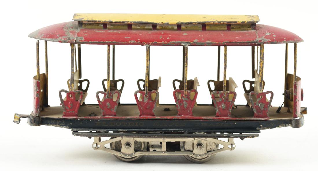 Lionel No. 202 Electric Rapid Transit Summer Trolley. (1 of 4)
