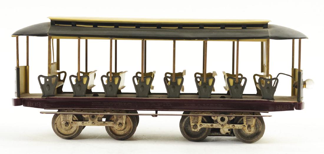 Lionel No. 303 Electric Rapid Transit Summer Trolley. (1 of 4)