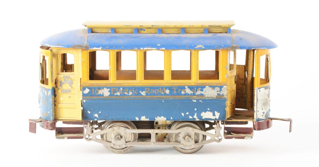 Lionel Pre-War No. 100 Electric Rapid Trolley. (1 of 6)