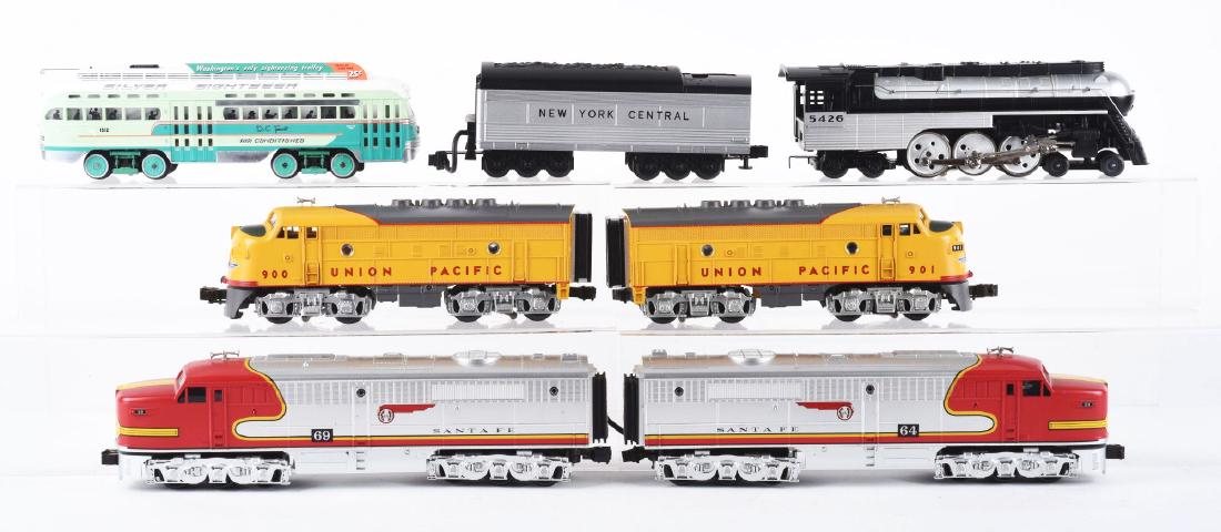Lot Of 4: Rail King Locomotives & Trolleys. (1 of 3)