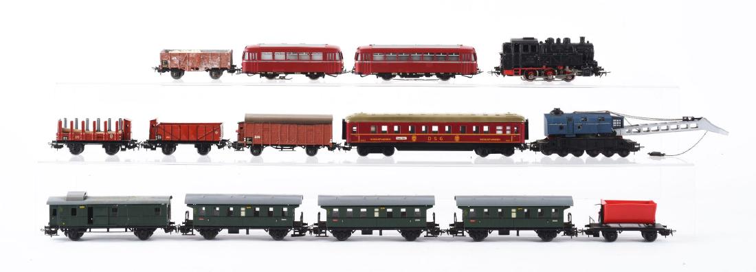 Lot of 14: Older Marklin Trains & Trolley Some In (1 of 3)