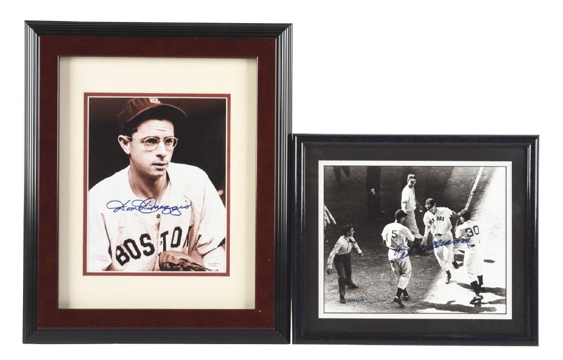 Lot of 2: Framed Williams & DiMaggio Autographed (1 of 6)