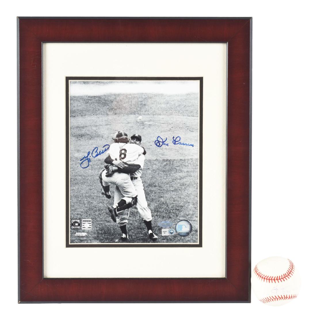 Lot of 2: Yogi Berra & Don Larsen Autographed Baseball (1 of 5)