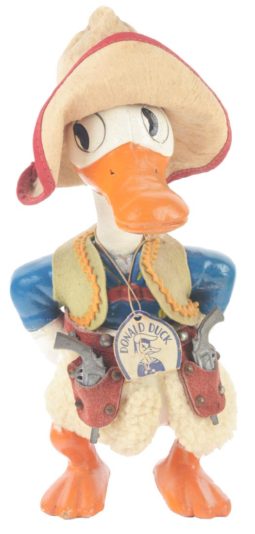 Walt Disney Knickerbocker Donald Duck Cowboy Doll. (1 of 3)