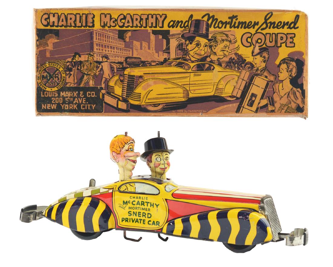 Marx Tin Litho Wind Up Charlie McCarthy and Mortimer (1 of 8)